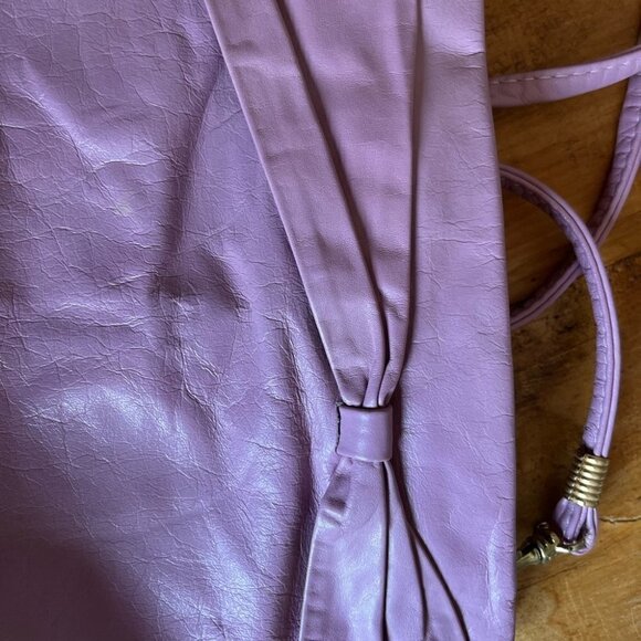 2/40$ LEATHER Vintage barbie Pink Bag cross body bag - Picture 3 of 9